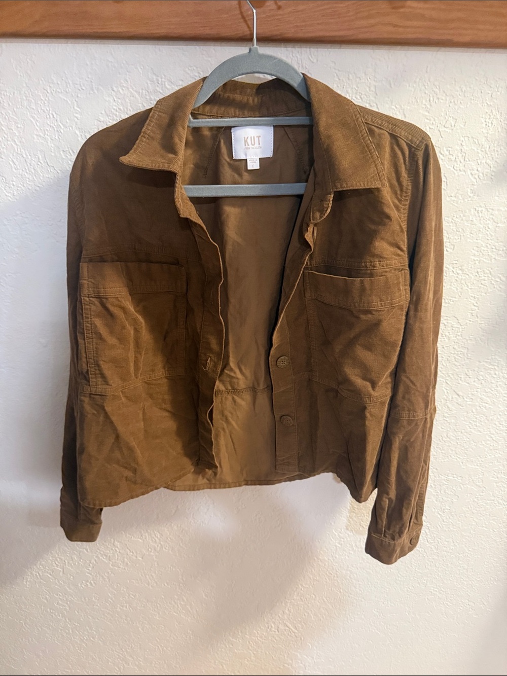 KUT brown crop jacket